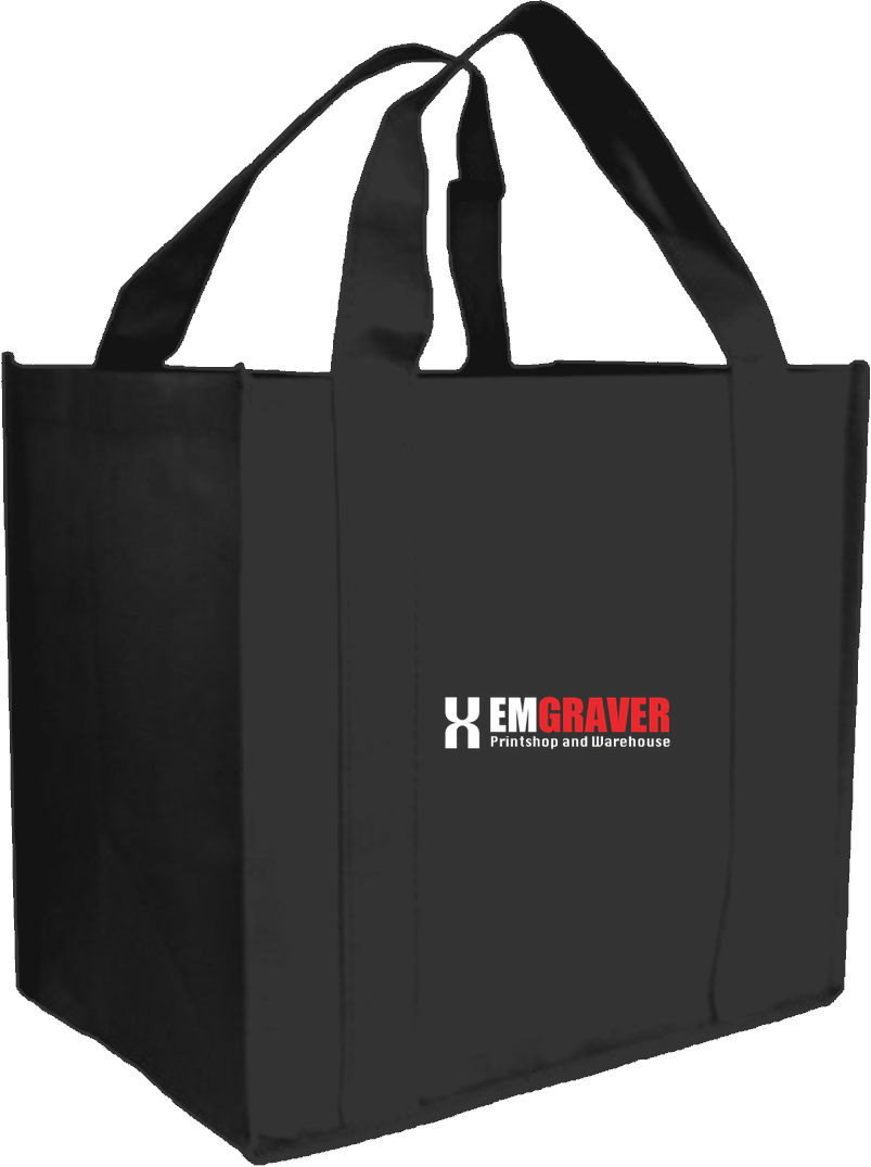 Custom printed non-woven shopping bag with logo